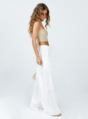 Brunie Pants White