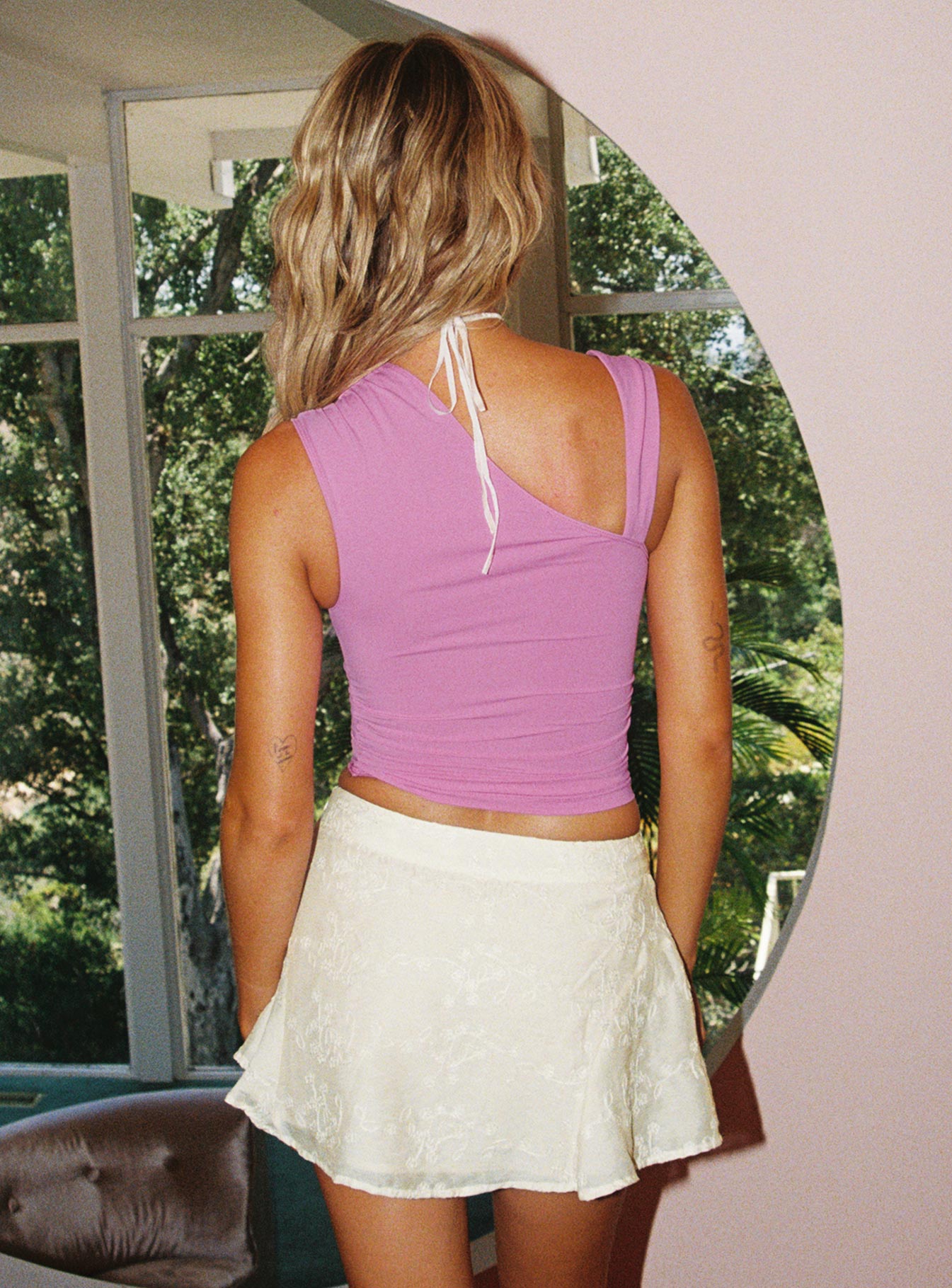 Perilla Mini Skirt Cream