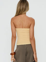 Ikani Strapless Knit Top Sorbet