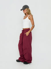 Mankind Baggy Cargo Pants Red
