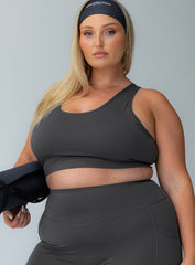 Energised Activewear Top Grey Curve