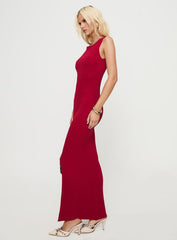 Mayok Maxi Dress Burgundy