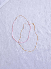 In The Zone Necklace Set Pink
