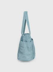 Delicacy Puff Tote Bag Blue