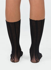 Every Woman Socks Black