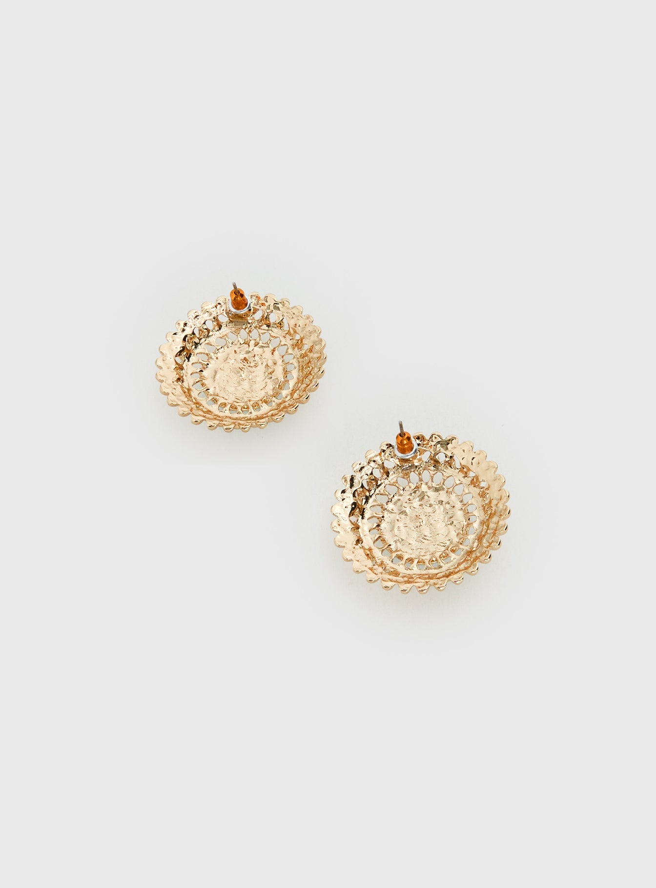 Sipriane Statement Earrings Gold / Turquoise