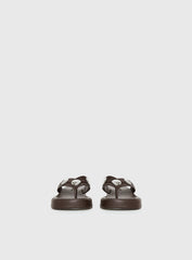 Paislee Stud Detail Sandals Brown