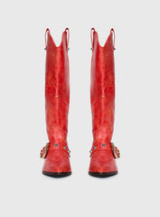Rhode Cowboy Boots Red