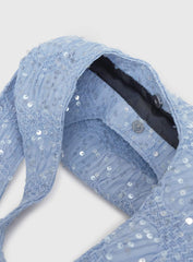 Baby Honey Sequin Shoulder Bag Blue