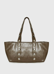 Fever Dreams Eyelet Shoulder Bag Khaki