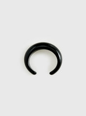 Keera Resin Cuff Black