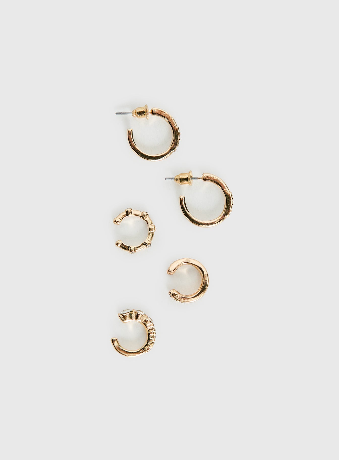 Mylla Cuff And Earring Pack Gold