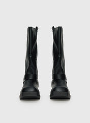 Wrecked Western Boots Black