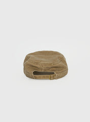 Odera Military Cap Washed Beige