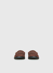 Therapy Atticus Faux Suede Slip On Loafer Brown