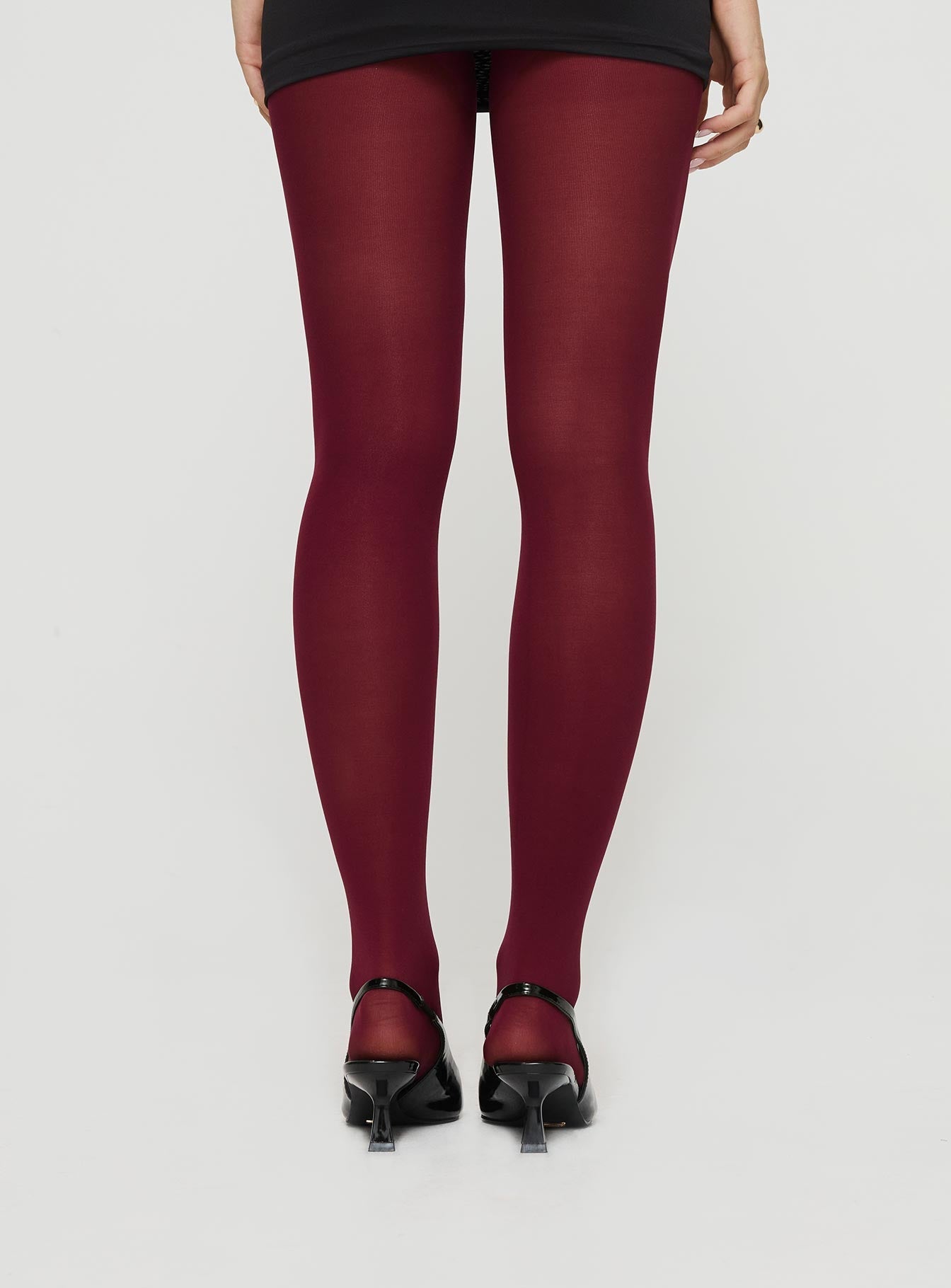 Eliseo Stockings Burgundy
