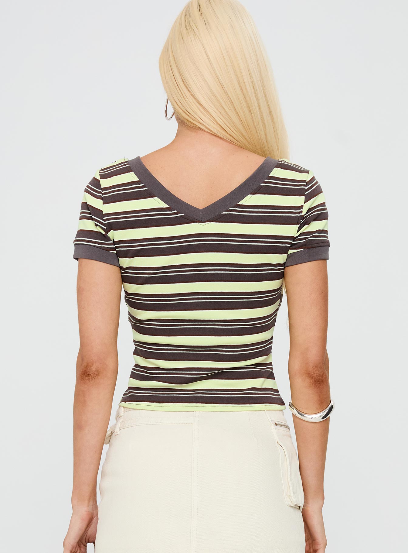Lucianne V Neck Top Multi