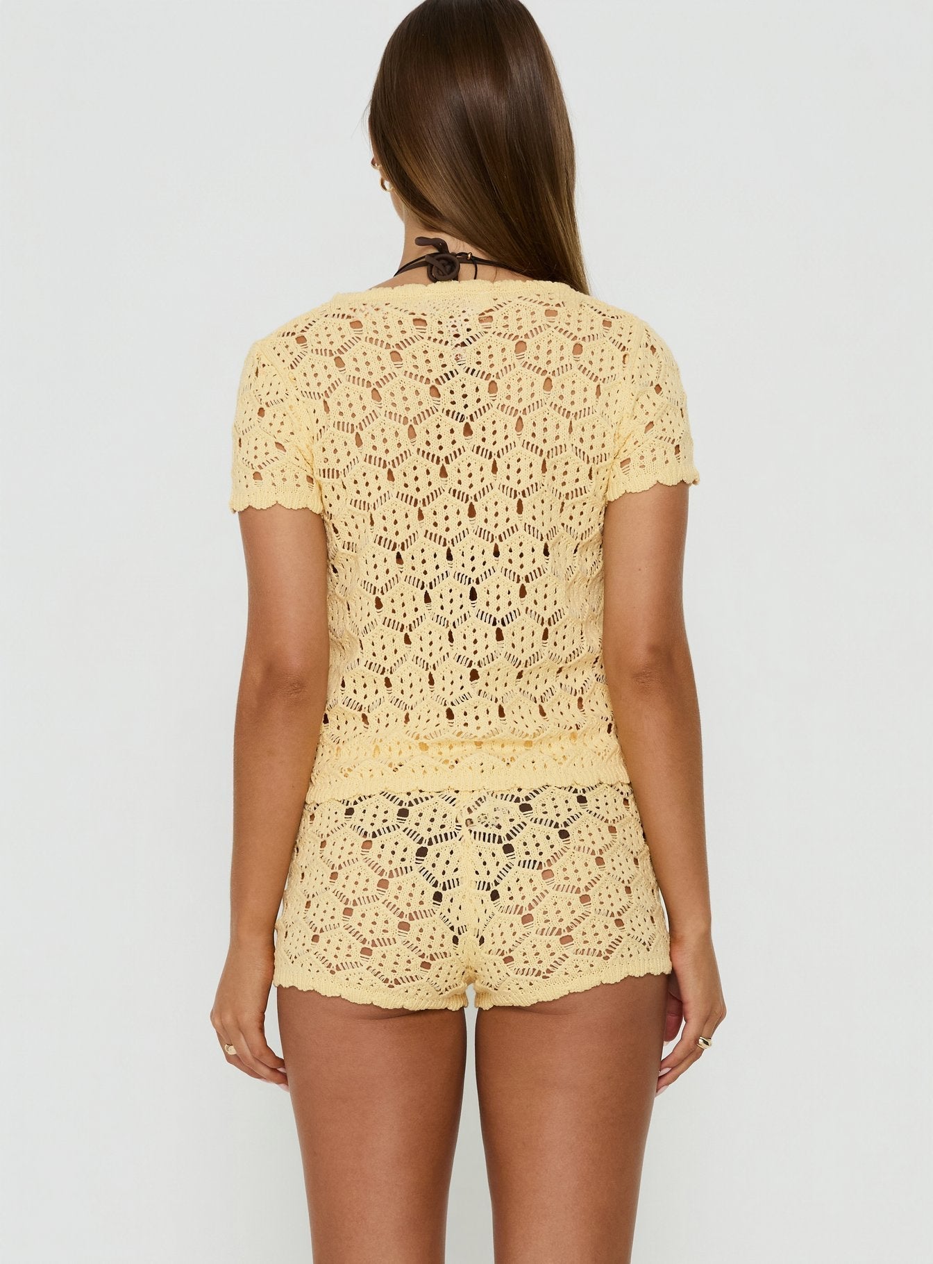 Sun Still Shines Crochet Set Yellow