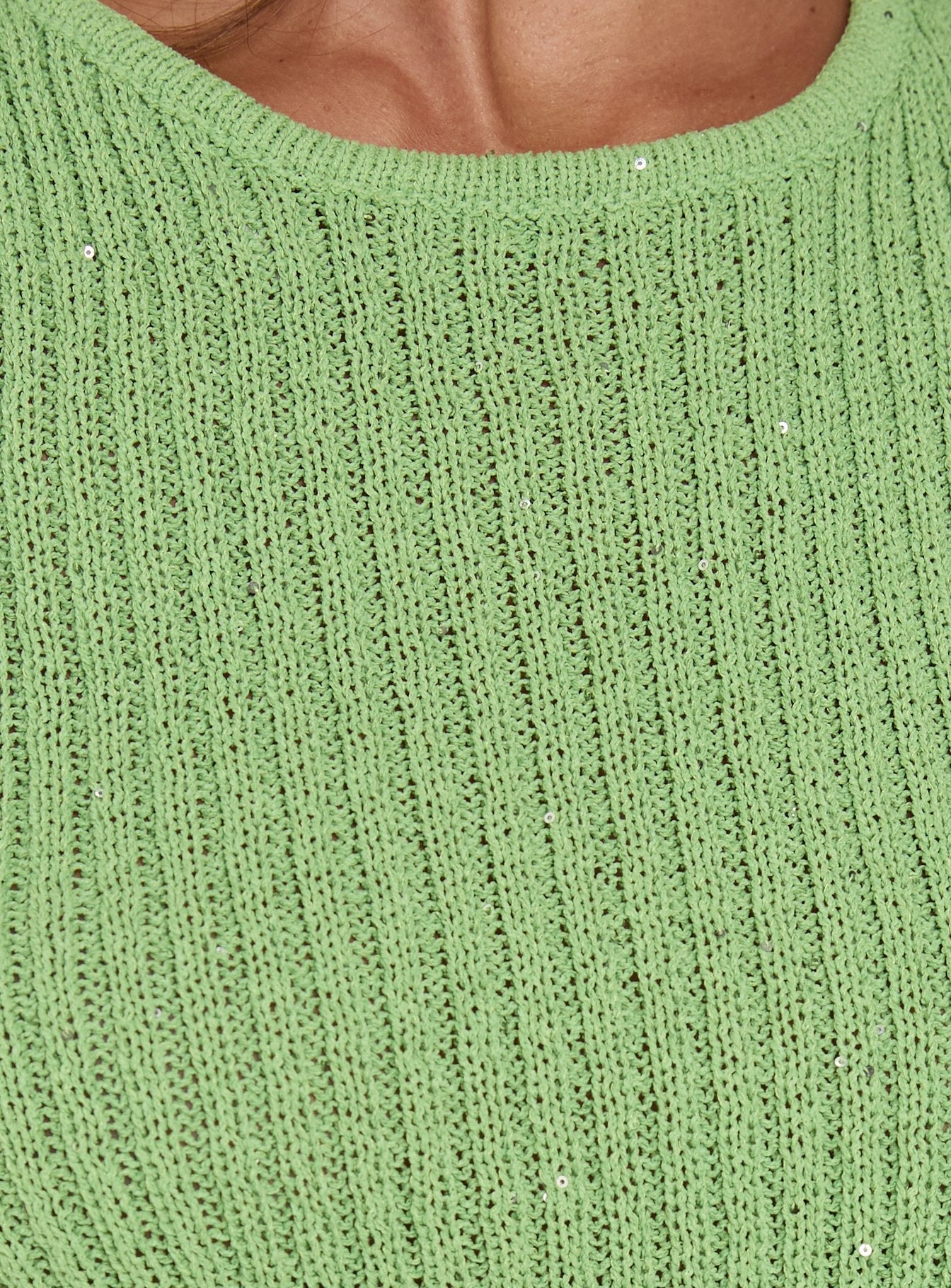 Love Notes Tie Side Sleeveless Top Green