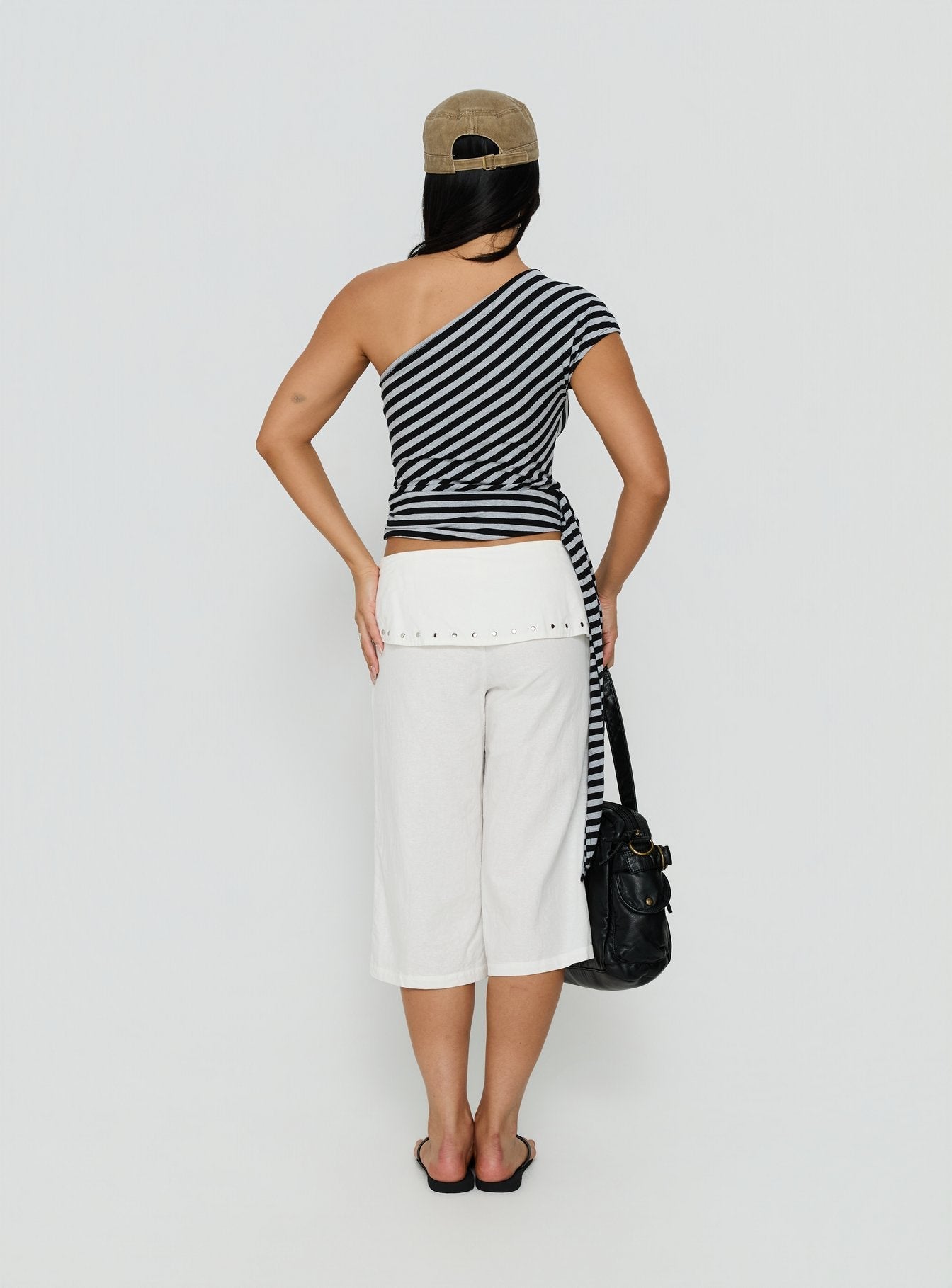 Oren Capri Trouser Ivory
