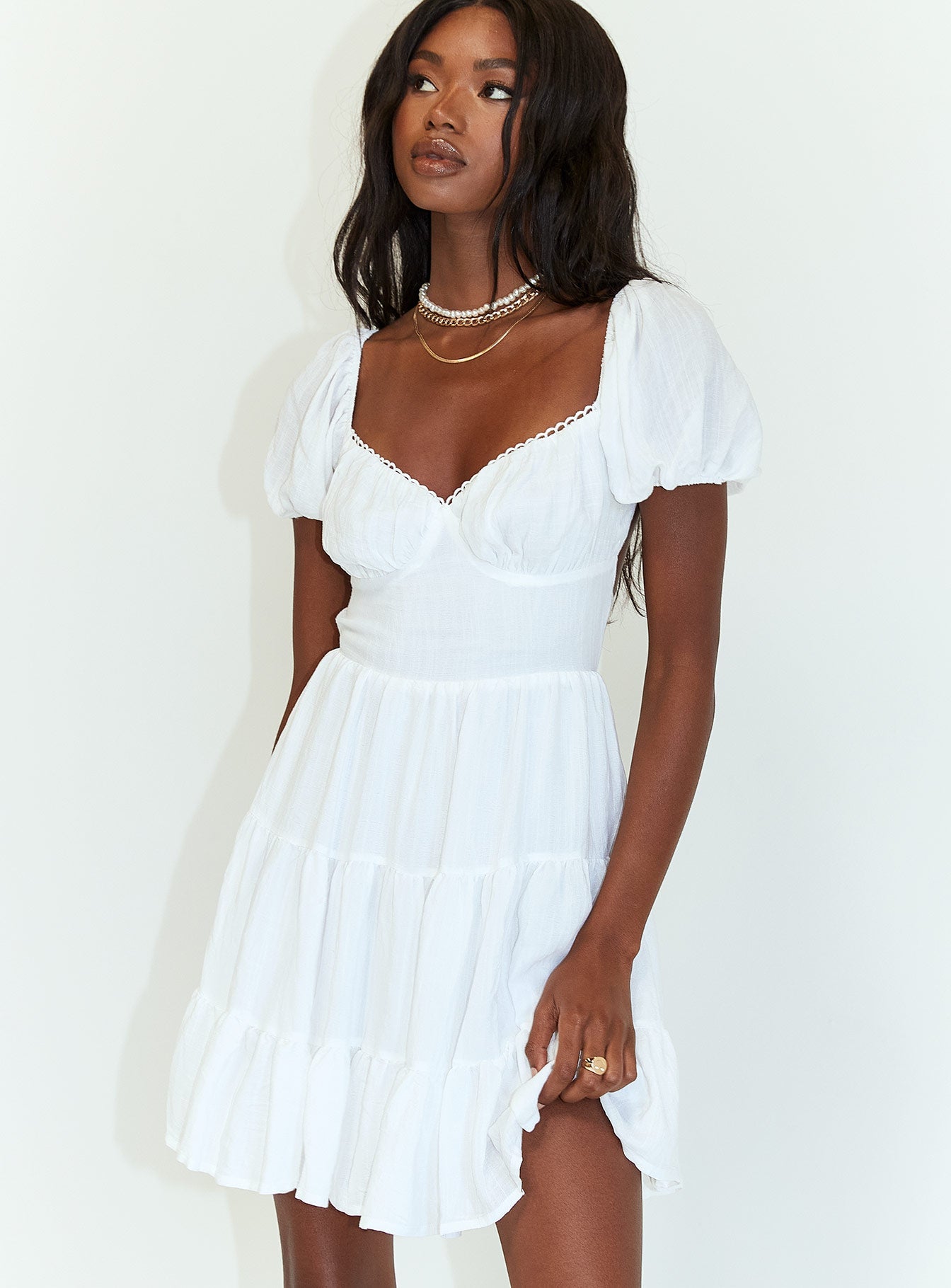 Danny Mini Dress White