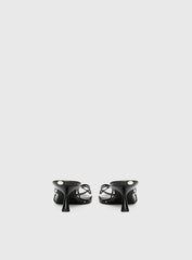 For The Rush Kitten Heels Black Polka