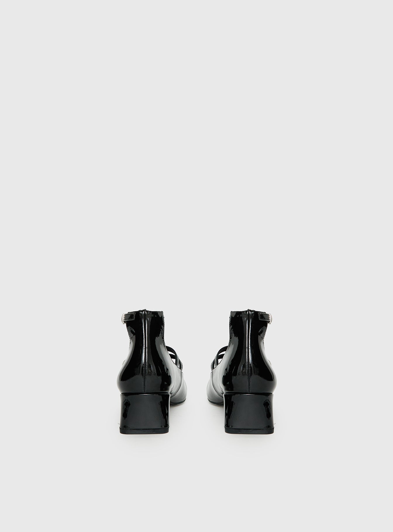 Berta Heels Black Patent