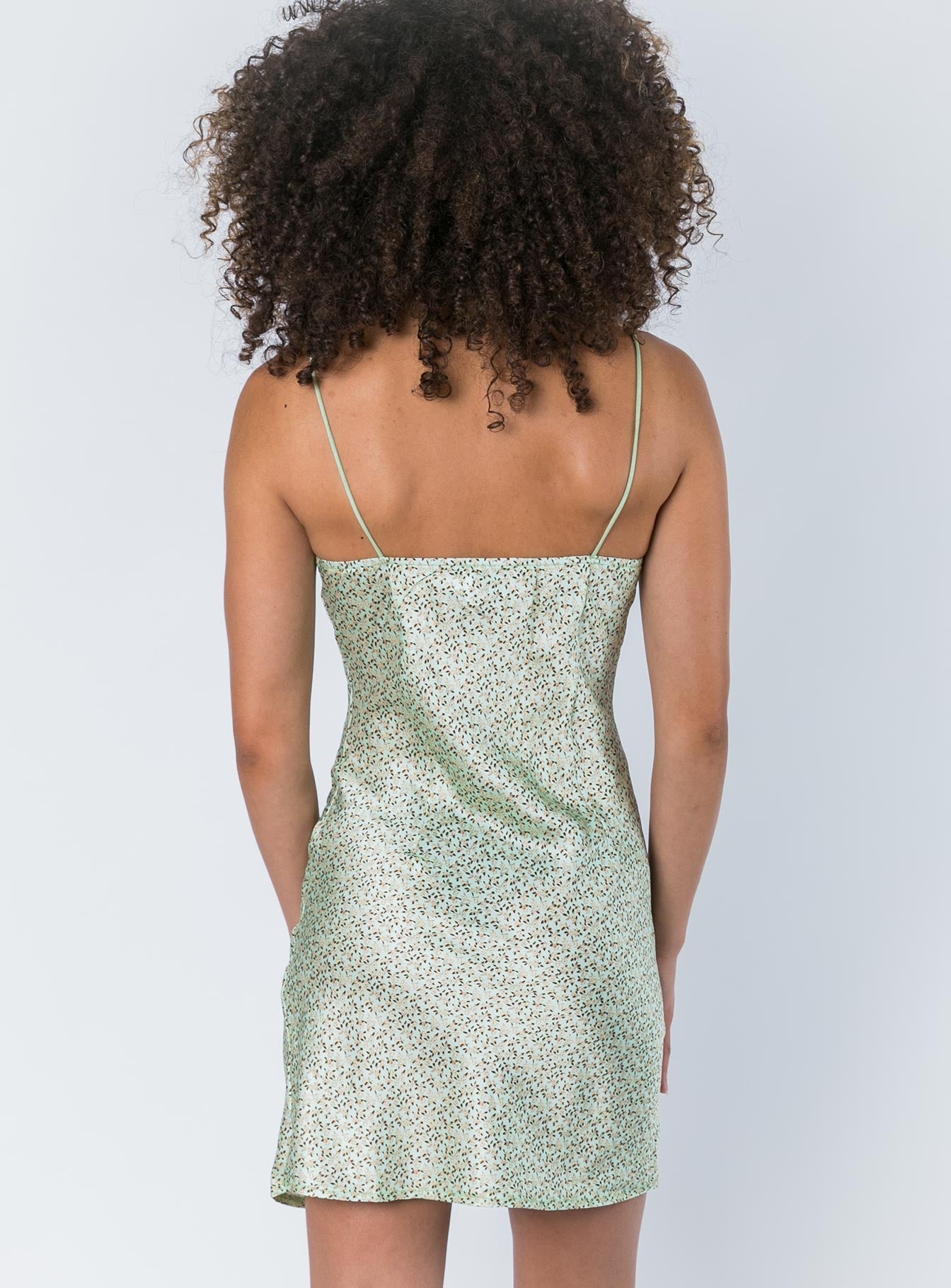 Stargazing Mini Dress Green