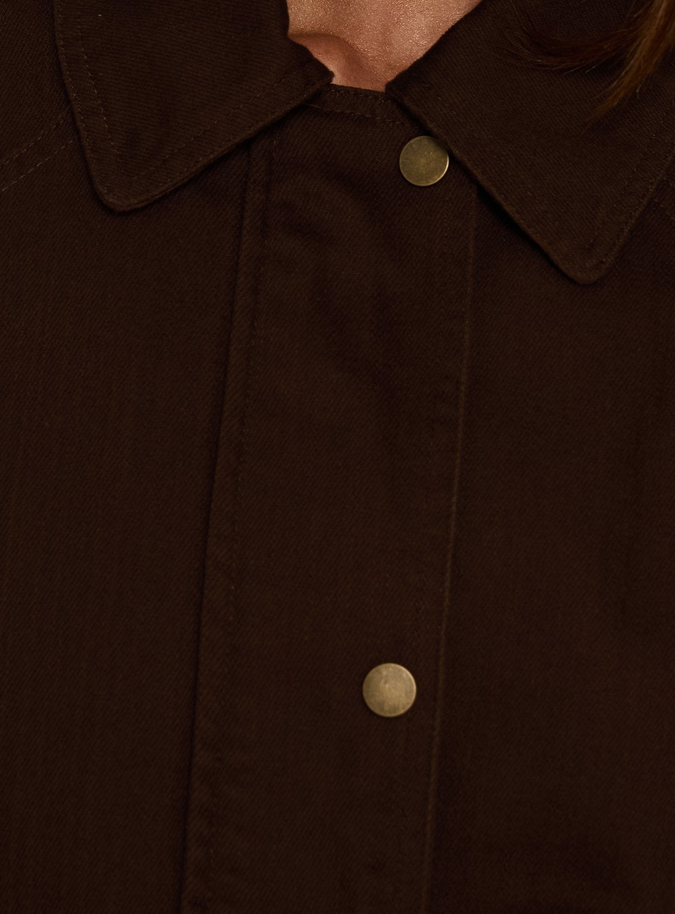 Jaxton Lightweight Denim Jacket Washed Brown