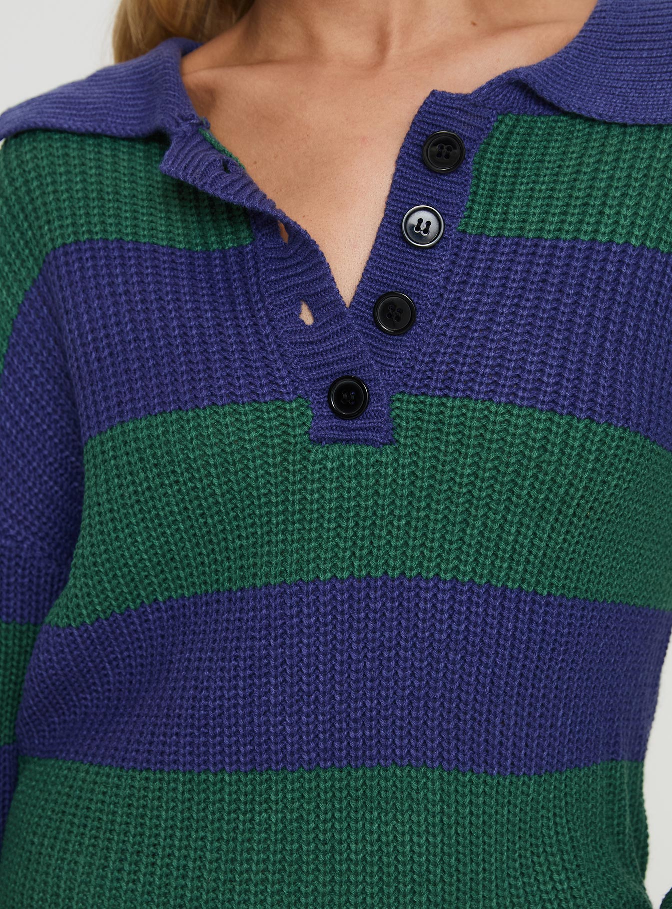 Olivah Jumper Blue / Green
