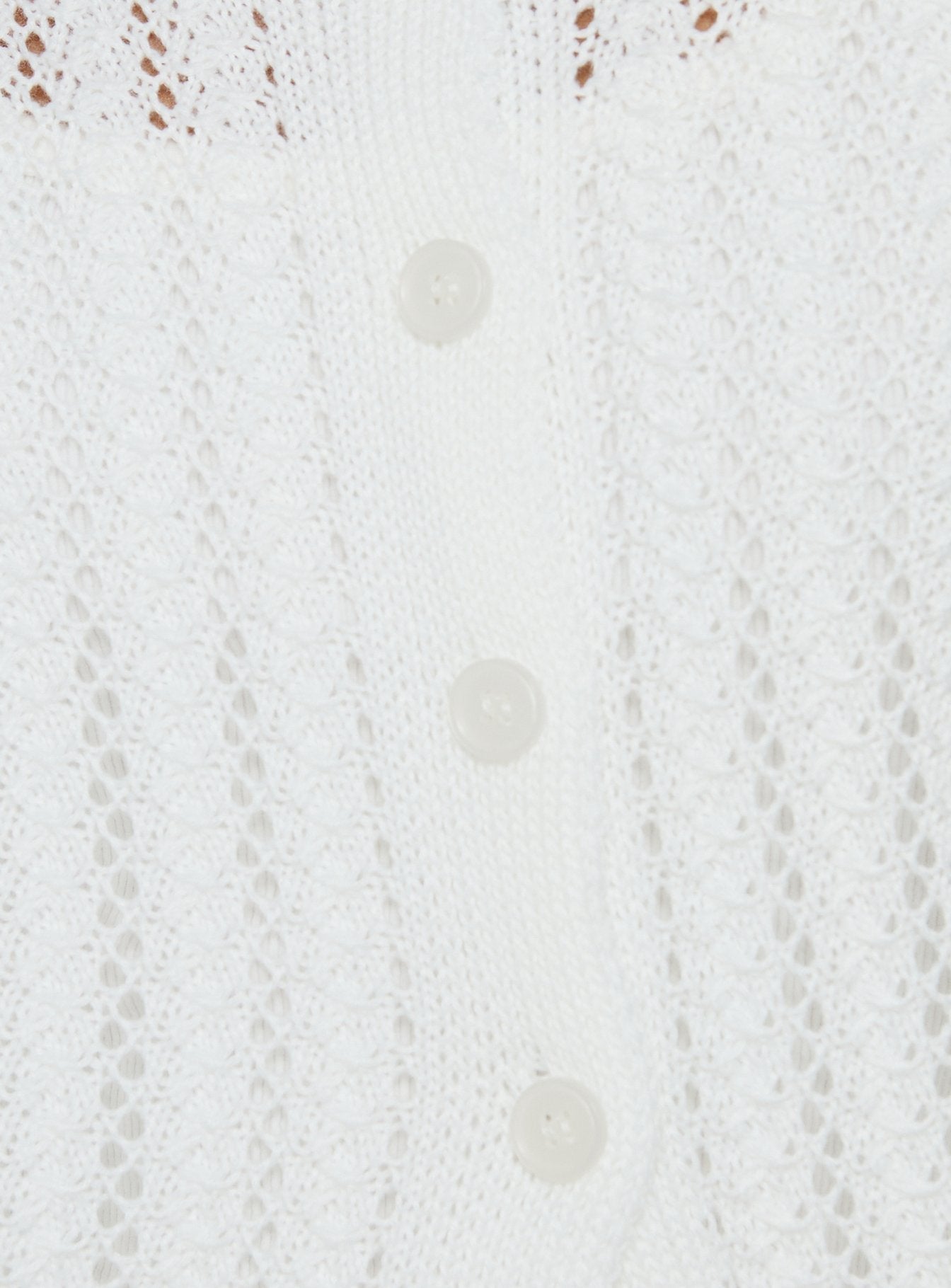 Avalisa Knit Cardigan White