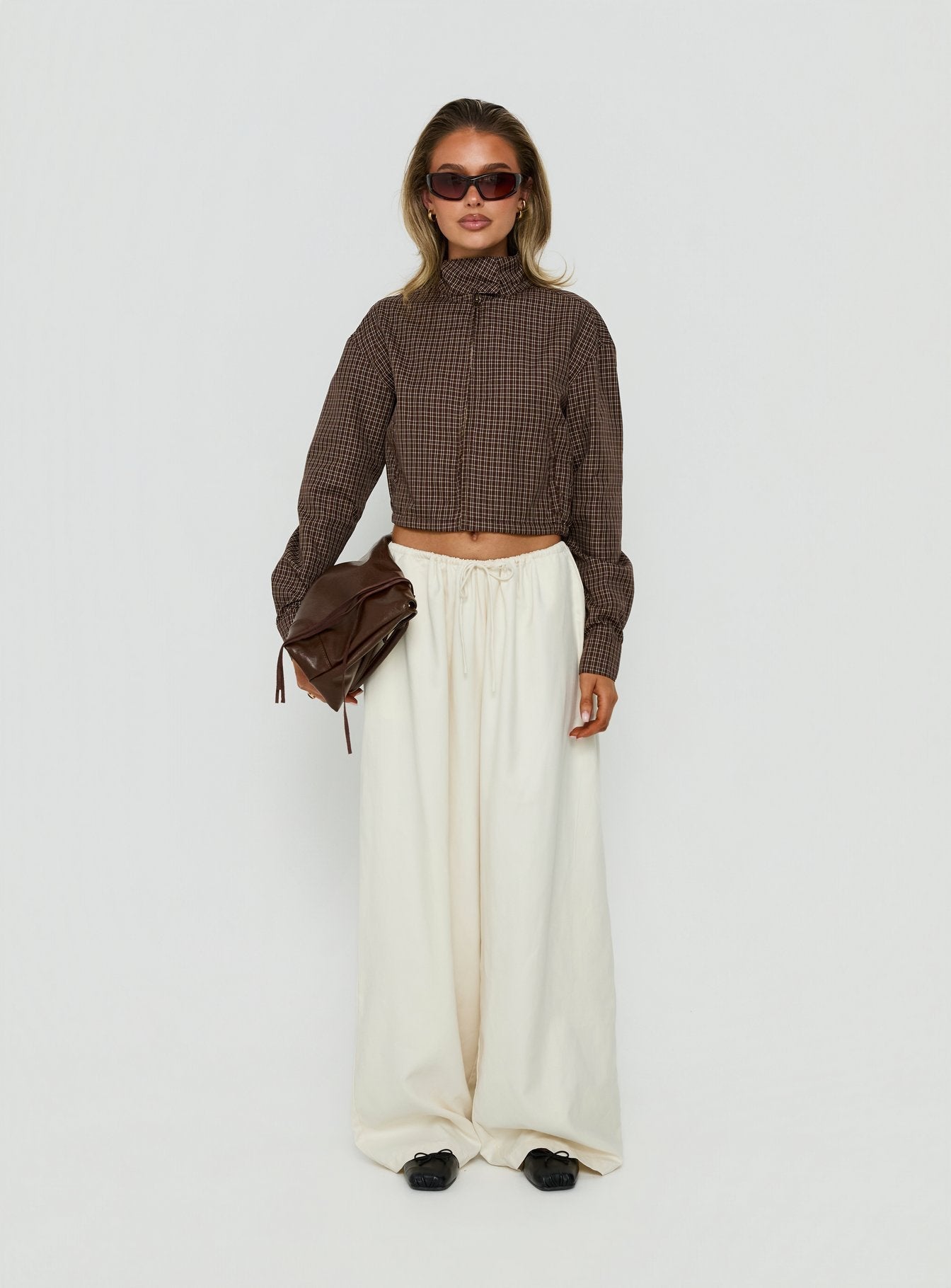 Bungala Oversized Relaxed Pants Ivory