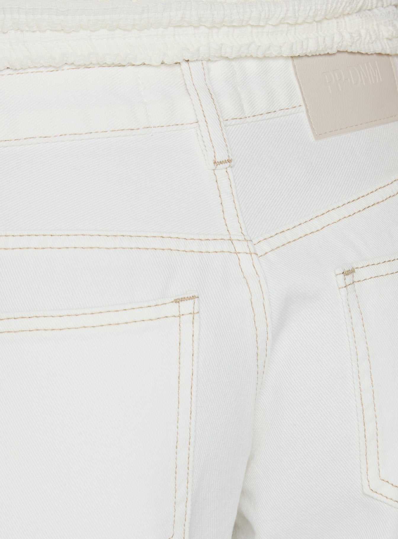 Supercut Low Rise Baggy Pleat Jeans Cream