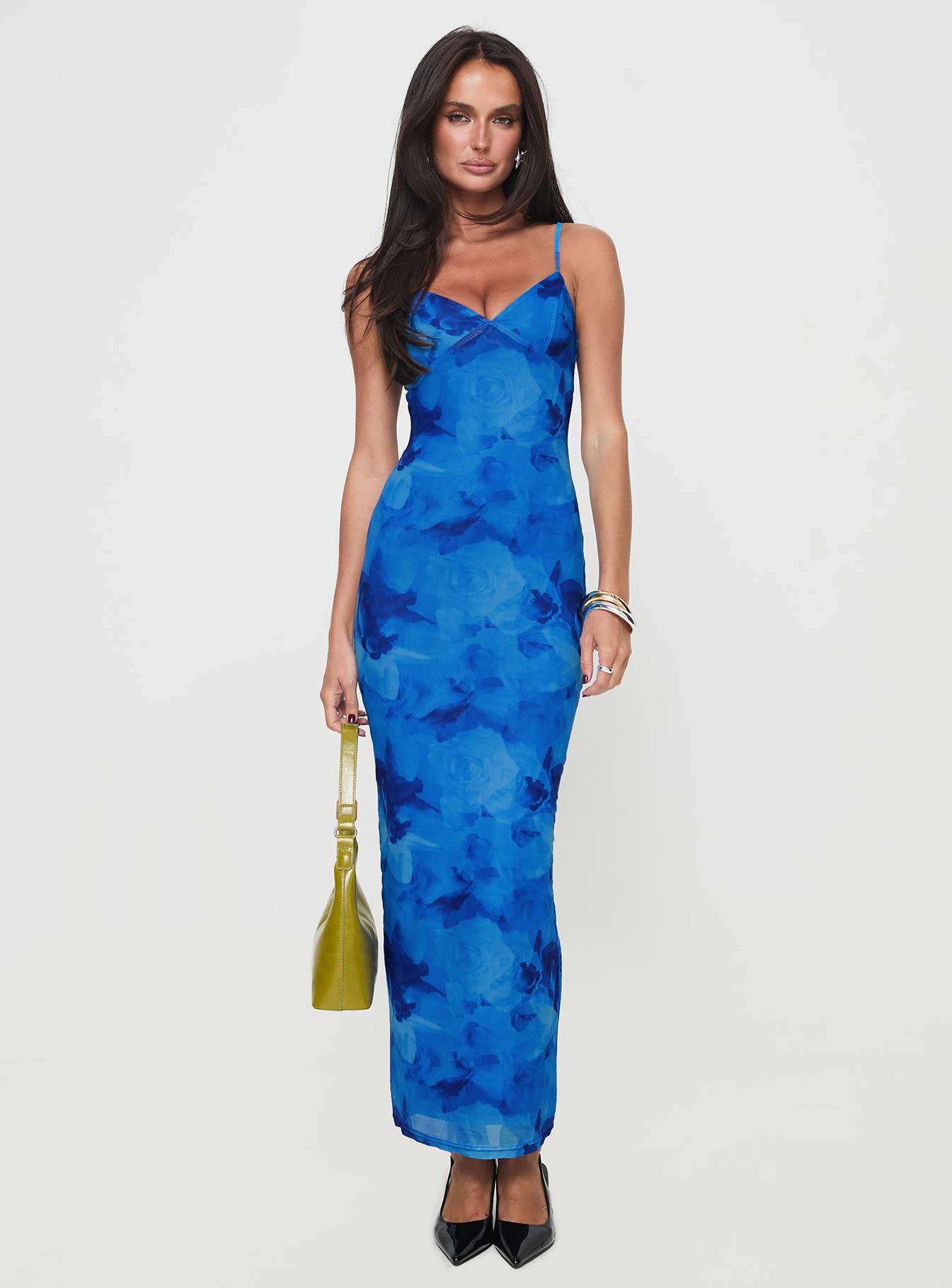 Hathaway Maxi Dress Blue Floral