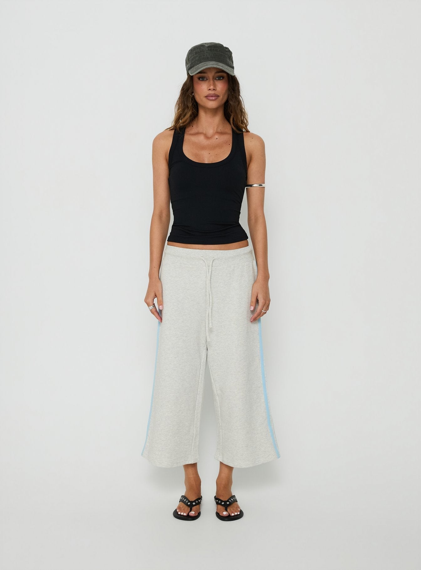 Dojo 3/4 Track Pants Grey Marle