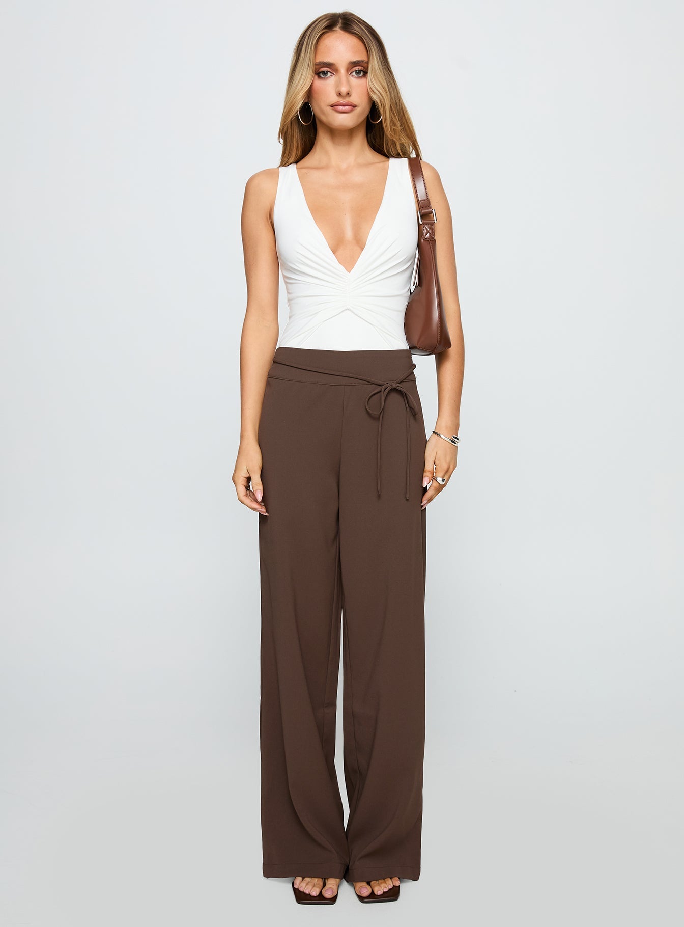 Midnight In Paris Backless Bodysuit White