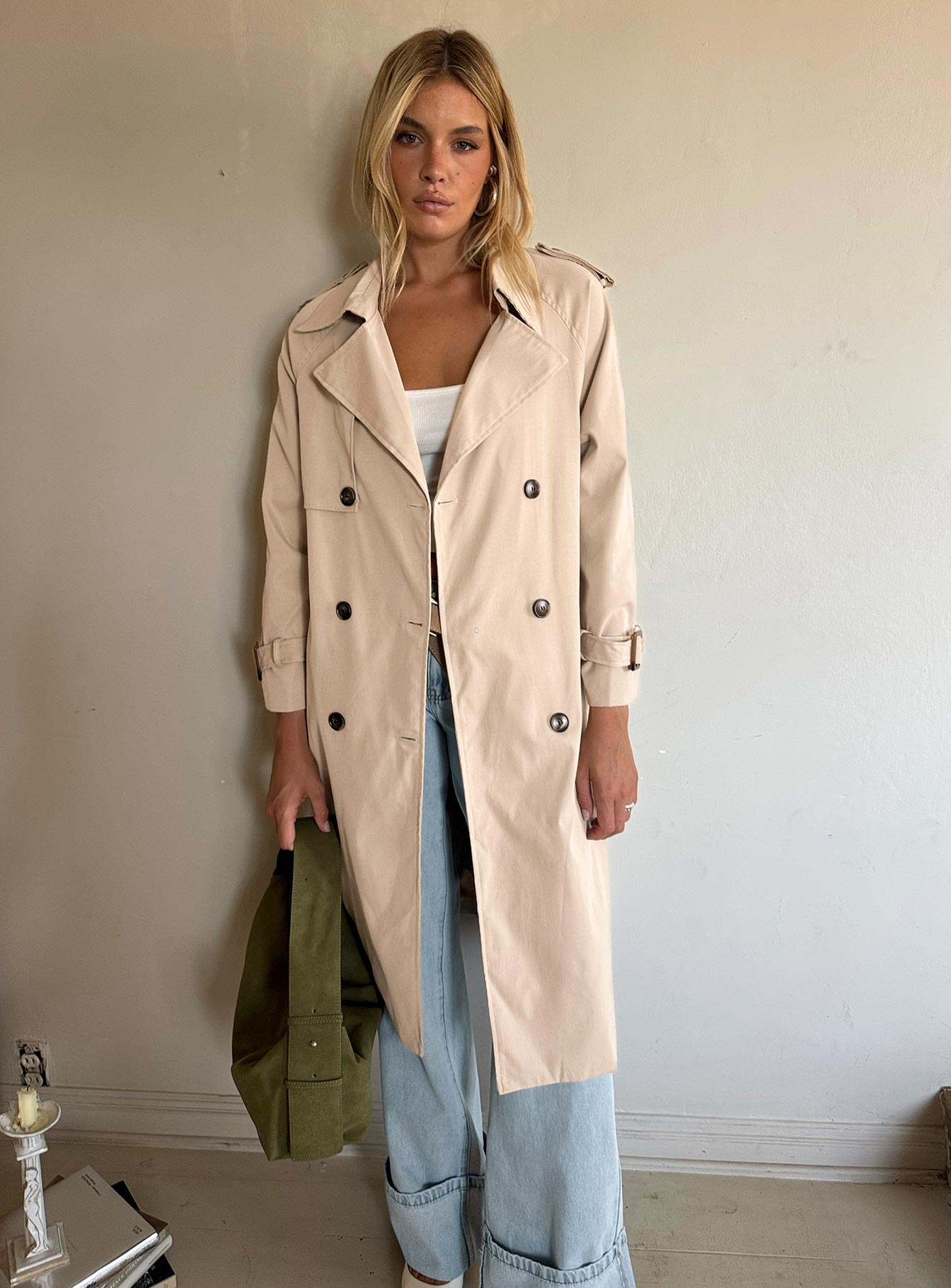 Westwind Trench Coat Natural