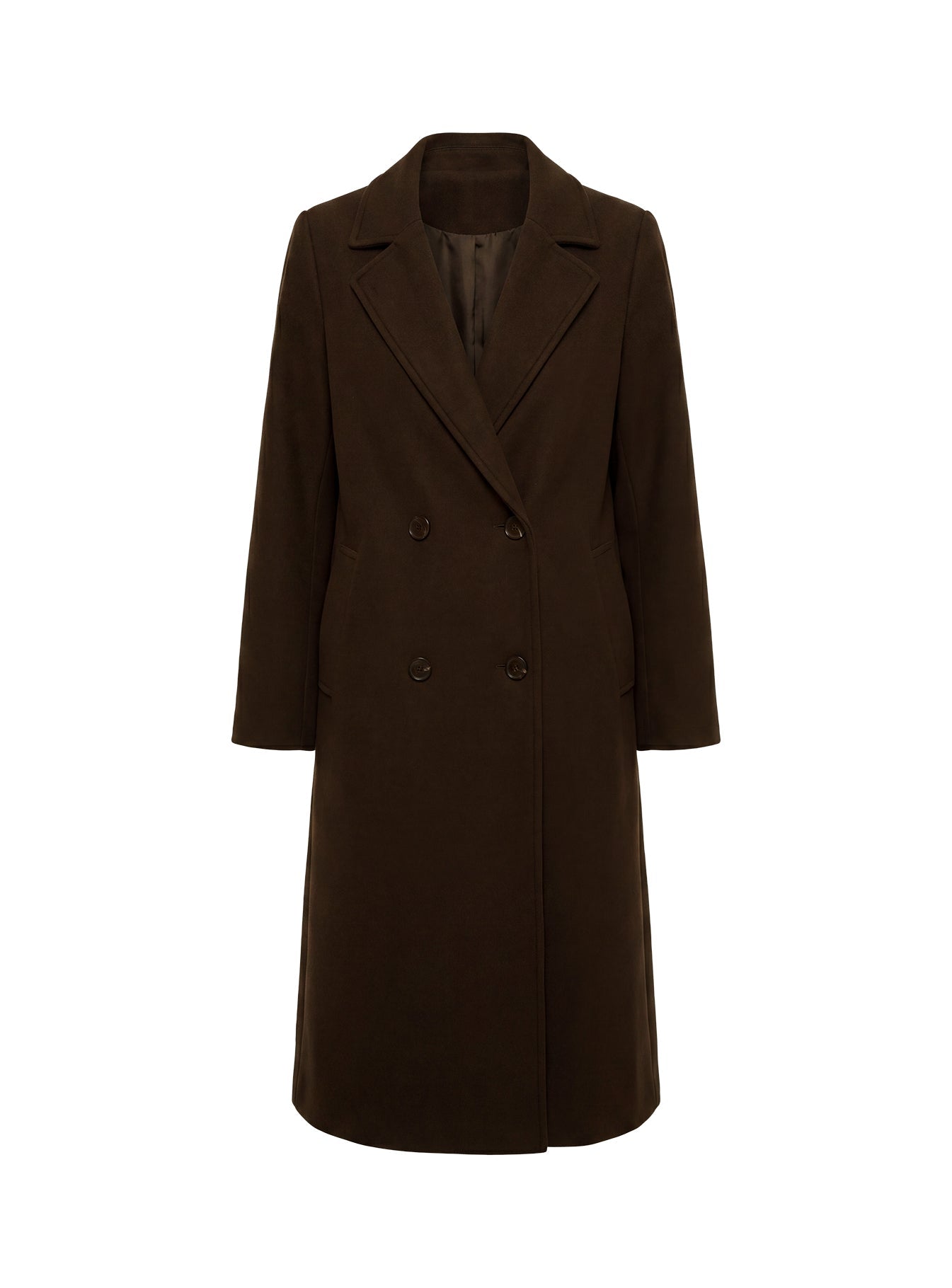 Prolific Longline Coat Brown