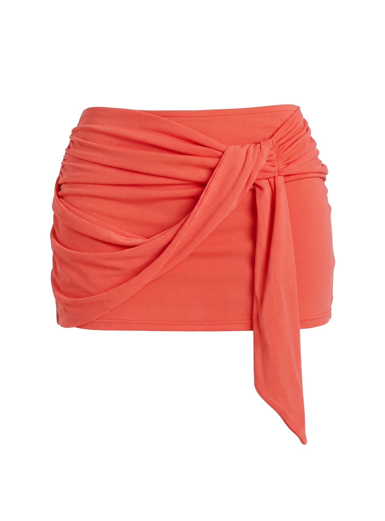 Isameika Wrap Sarong Skort Coral