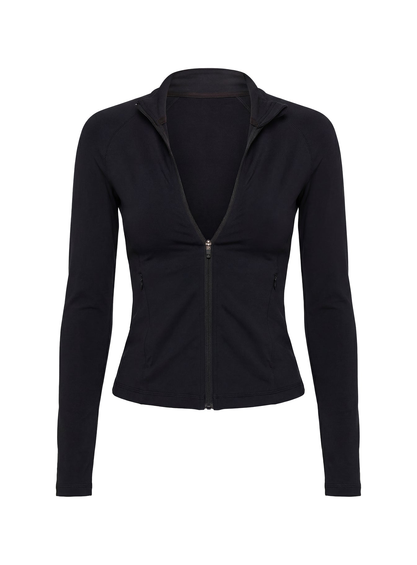 Pivot Active Zip Through Jacket Black