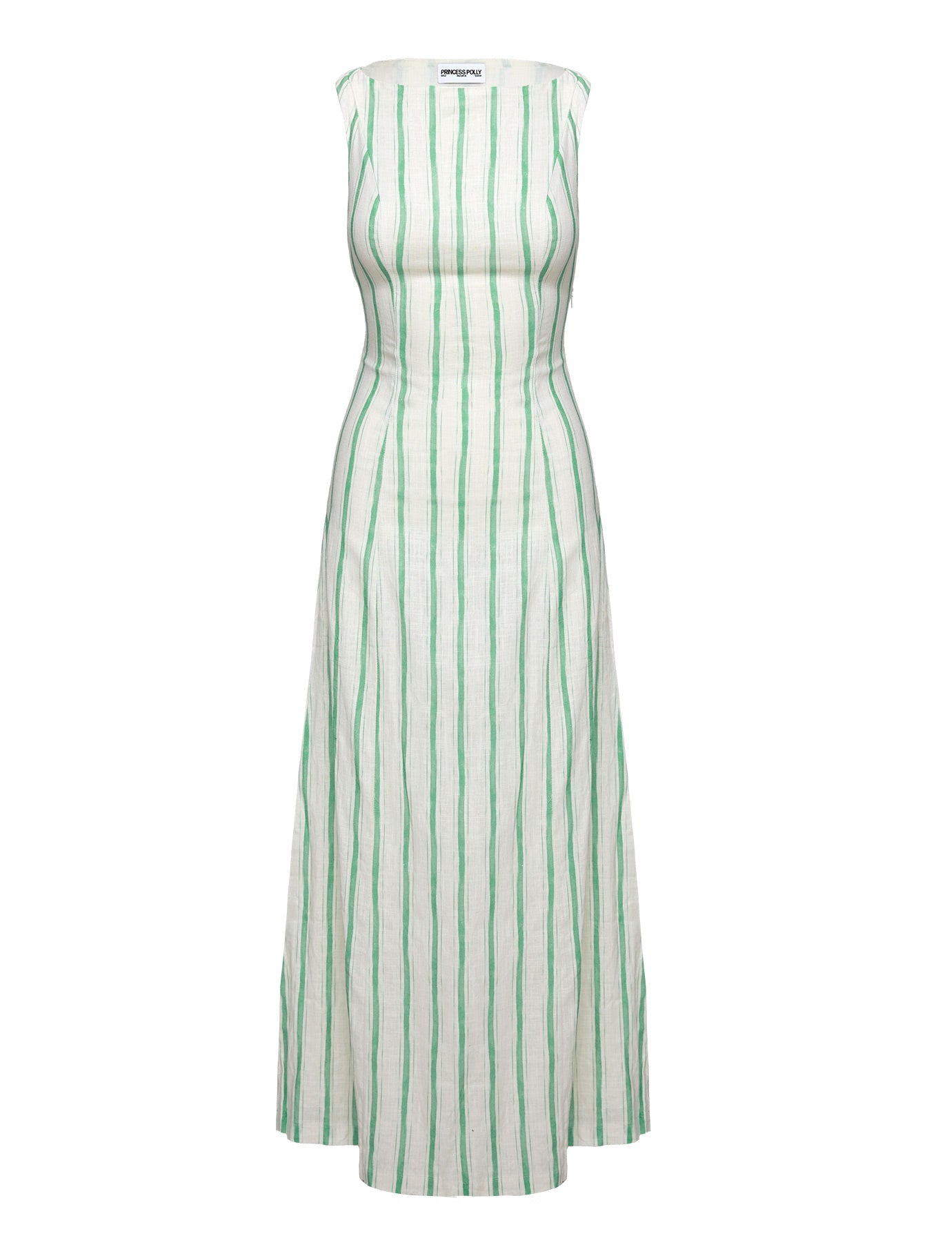 Lewisa Maxi Dress Green Stripe Tall