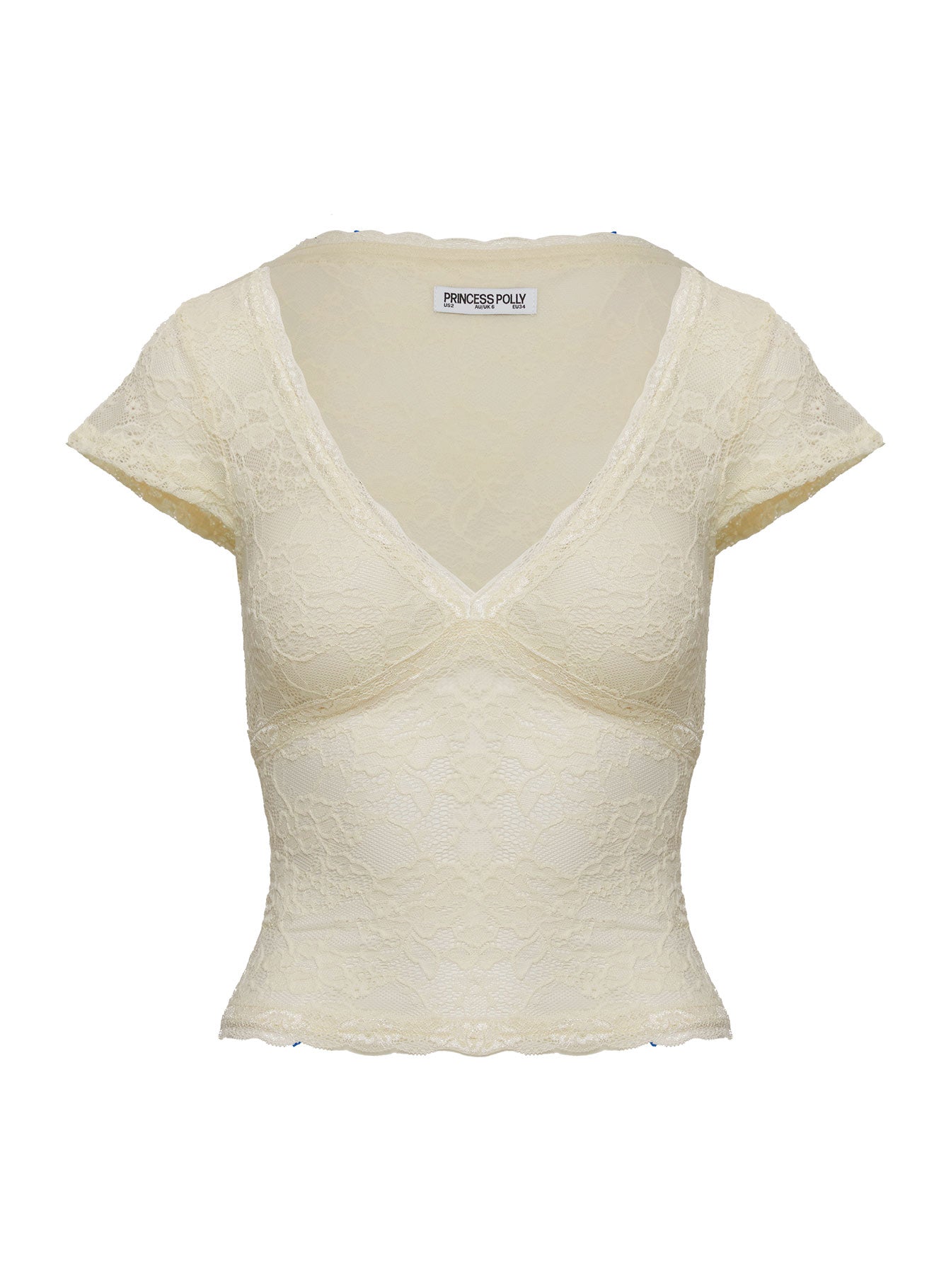 Most Ardently Lace Top Cream