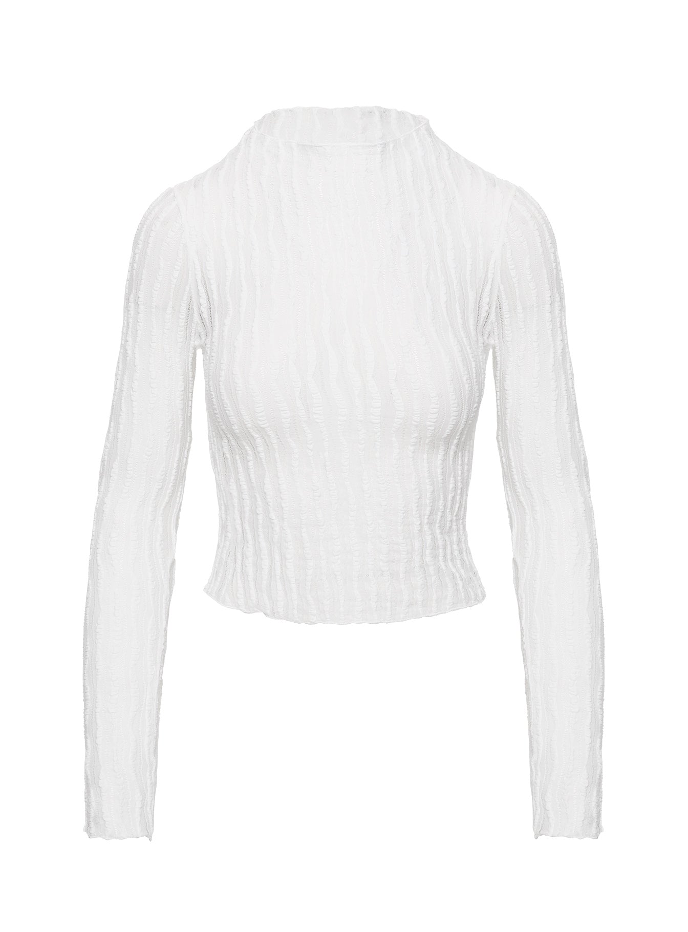 Padra Long Sleeve Top White